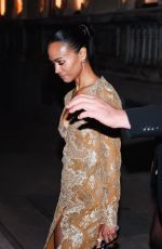 ZOE SALDANA Arrives at RH Celebrates Unveiling of RH Milan, The Gallery Event in Milan 04/21/2026