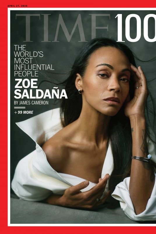 ZOE SALDANA for TIME – The 100 Most Influential People, April 2026
