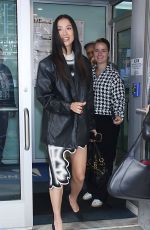 ADELINE RUDOLPH Arrives at On Good Day NY to Talk About Mortal Kombat 2 in New York 05/04/2026