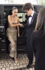 ALEXANDRA SAINT MLEUX and Charles Leclerc Leaves Hotel Martinez in Cannes 05/13/2026