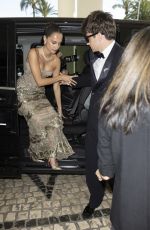 ALEXANDRA SAINT MLEUX and Charles Leclerc Leaves Hotel Martinez in Cannes 05/13/2026