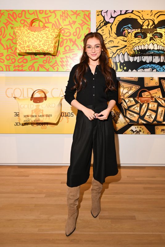 ANNA CATHCART at Longchamp Jeremy Scott Exhibit at La Maison Unique in New York City 05/26/2026