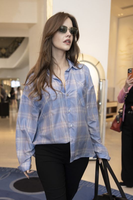 BARBARA PALVIN Leaves Hotel Martinez in Cannes 05/17/2026