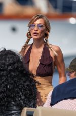 BELLA and YOLANDA HADID Arrives at La Guerite Restaurant on Sainte-Marguerite island off Cannes 05/19/2026