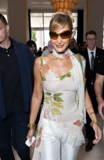 BELLA HADID Arrives at Hotel Martinez at 2026 Cannes Film Festival in Cannes 05/17/2026
