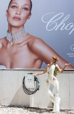 BELLA HADID Arrives at Hotel Martinez at 2026 Cannes Film Festival in Cannes 05/17/2026