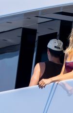 BELLA HADID in Swimsuit at Luxury Superyacht Seven Sins in Cannes 05/20/2026