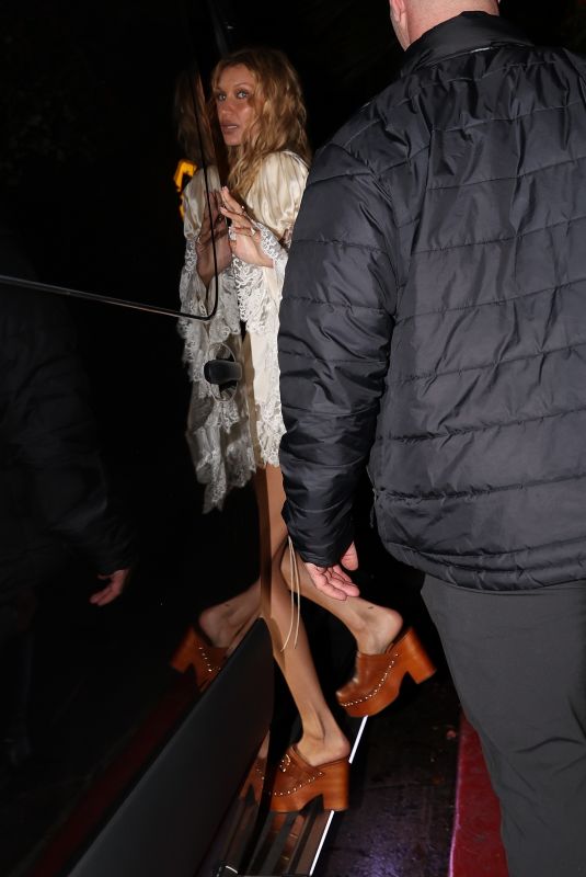 BELLA HADID Leaves Chateau Marmont in Los Angeles 05/08/2026