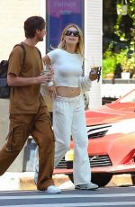 BROOKS NADER Wears a Tracksuit for a Stroll and Iced Coffee Pickup in New York City 05/07/2026