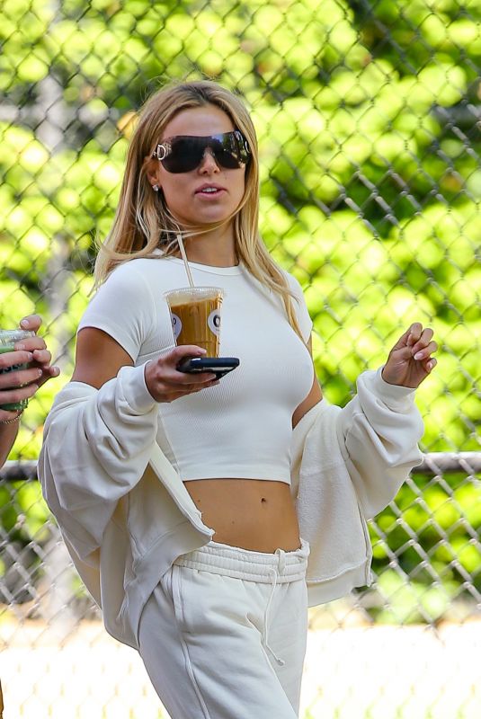 BROOKS NADER Wears a Tracksuit for a Stroll and Iced Coffee Pickup in New York City 05/07/2026