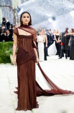 CAMILA MENDES at 2026 Met Gala Celebrating Costume Art at Metropolitan Museum of Art in New York City 05/04/2026