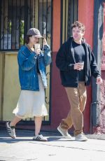 CAYLEE COWAN and Casey Affleck Out for Breakfast at All Time in Los Angeles 05/11/2026