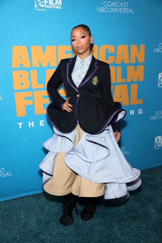 CHLOE BAILEY at Strung: From Script to Screen Panel at 2026 American Black Film Festival in Miami Beach 05/28/2026