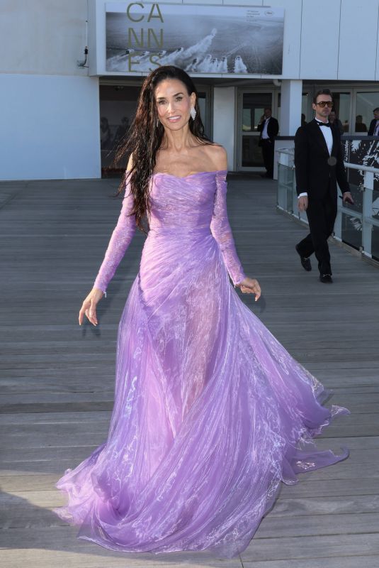 DEMI MOORE at Screening of ‘Groundswell’ at Agnes Varda Theater at 79th Annual Cannes Film Festival 05/13/2026