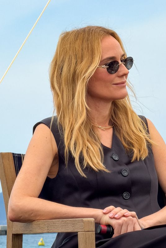 DIANE KRUGER at Lunch Talk on Theme of The Human Lens at Plage des Palmes in Cannes 05/13/2026