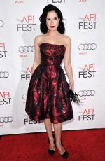 DITA VON TEESE at Black Swan Screening at Closing Ceremony Gala of 2010 AFI FEST in Los Angeles