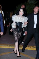 DITA VON TEESE Out and About in Cannes 05/19/2026