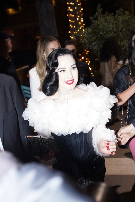 DITA VON TEESE Out and About in Cannes 05/19/2026