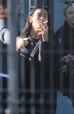 DUA LIPA at a Cigarette Break while Filming a Commercial in Warsaw 04/26/2026
