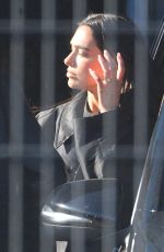 DUA LIPA at a Cigarette Break while Filming a Commercial in Warsaw 04/26/2026