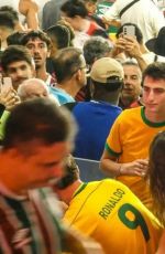 DUA LIPA at Fluminense vs Flamengo Derby at Maracana Stadium in Rio de Janeiro 11/19/2025