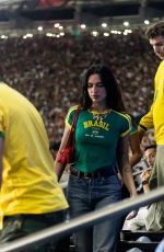 DUA LIPA at Fluminense vs Flamengo Derby at Maracana Stadium in Rio de Janeiro 11/19/2025