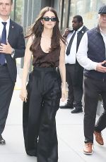 ELLA HUNT Arrives and Leaves ABC Studios in New York City 05/27/2026