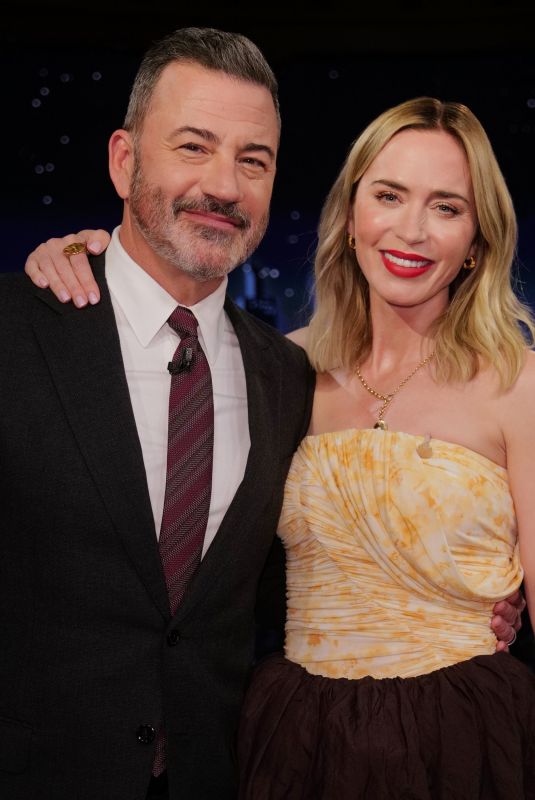 EMILY BLUNT at Jimmy Kimmel Live 05/26/2026