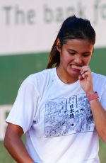 EMMA RADUCANU at a Practice Session Ahead of French Open in Paris 05/21/2026