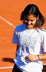EMMA RADUCANU at a Practice Session Ahead of French Open in Paris 05/21/2026