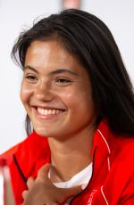 EMMA RADUCANU at a Press Conference Ahead of French Open in Paris 05/22/2026