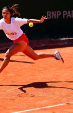 EMMA RADUCANU at a Training Session Ahead of French Open in Paris 05/22/2026