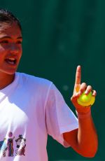 EMMA RADUCANU at a Training Session Ahead of French Open in Paris 05/22/2026