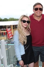 EMMA ROBERTS at Celebrity Friends for F1 Miami Grand Prix Race Hosted by Raising Cane 05/03/2025