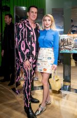EMMA ROBERTS at Longchamp Jeremy Scott Exhibit at La Maison Unique in New York City 05/26/2026
