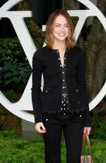 EMMA STONE at Louis Vuitton 2027 Cruise Collection Show in New York City 05/20/2026