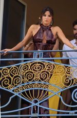 EVA LONGORIA on Balcony of Her Hotel in Cannes 05/19/2026