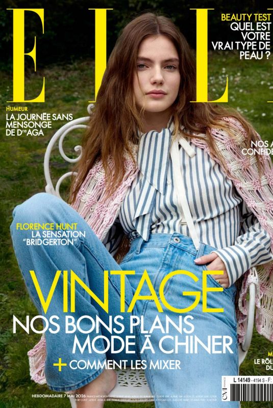 FLORENCE HUNT in Elle France, May 2026