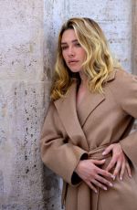 FLORENCE PUGH at a Seof of a Photoshoot for Max Mara in Rome 04/29/2026