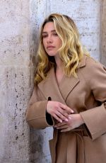 FLORENCE PUGH at a Seof of a Photoshoot for Max Mara in Rome 04/29/2026