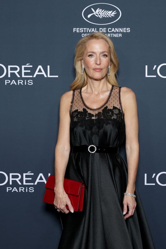 GILLIAN ANDERSON at L’Oreal Paris Lights On Women’s Worth Awards at 79th Cannes Film Festival 05/22/2026