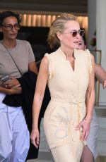 GILLIAN ANDERSON Leaves JW Marriott Hotel at 79th Cannes Film Festival in Cannes 05/12/2026