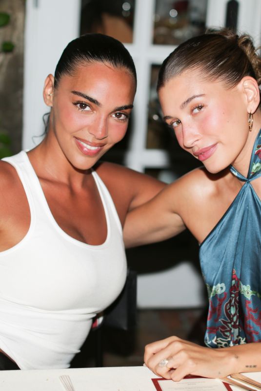 HAILEY BIEBER at FRAME and Alexandra Leclerc Collaboration Launch in Miami 04/30/2026
