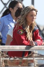 HASSIE HARRISON Arrives at Baywatch Set to Film in Los Angeles 05/15/2026