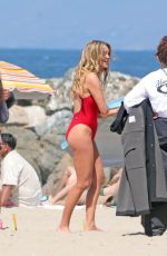 HASSIE HARRISON on the Set of Baywatch Reboot on Venice Beach in Los Angeles 05/06/2026