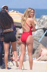 HASSIE HARRISON on the Set of Baywatch Reboot on Venice Beach in Los Angeles 05/06/2026