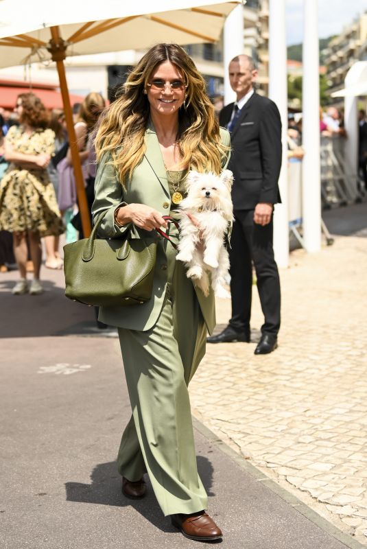 HEIDI KLUM Out and About at 79th annual Cannes Film Festival in Cannes 05/13/2026
