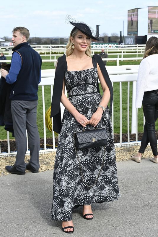 HELEN FLANAGAN at Grand National Ladies Day at The Aintree Grand National Festival at Aintree Racecourse in Liverpool 04/10/2026