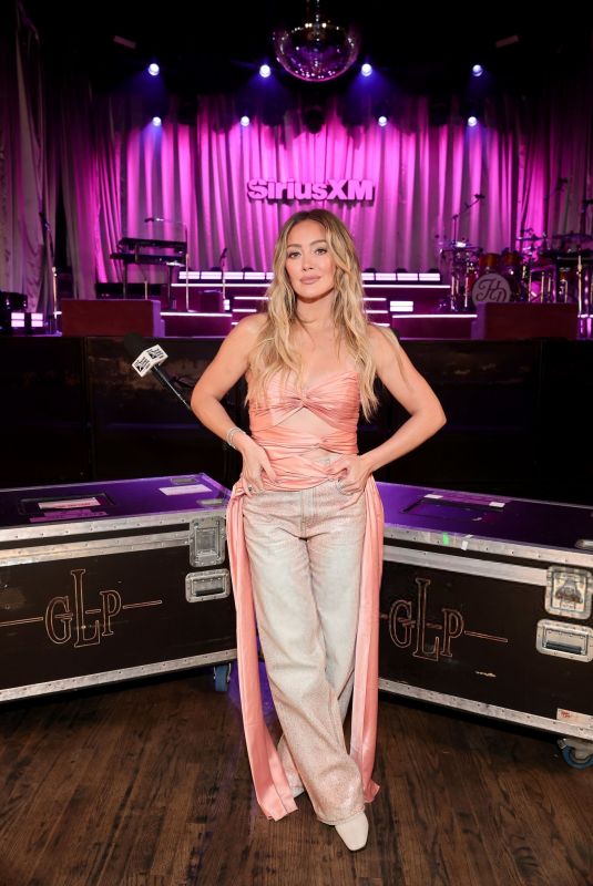 HILARY DUFF Performs Live for SiriusXM