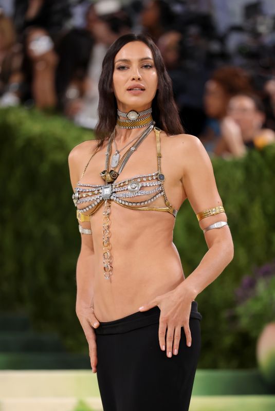 IRINA SHAYK at 2026 Met Gala Celebrating Costume Art at Metropolitan Museum of Art in New York City 05/04/2026